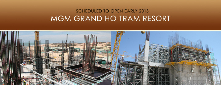 Construction Continues at MGM Ho Tram Resort
