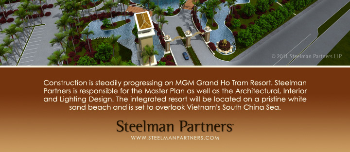 Construction Continues at MGM Ho Tram Resort
