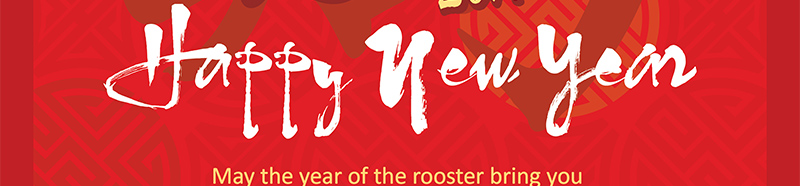 May the year of the rooster bring you happiness, inspiration, good health, and lasting prosperity.